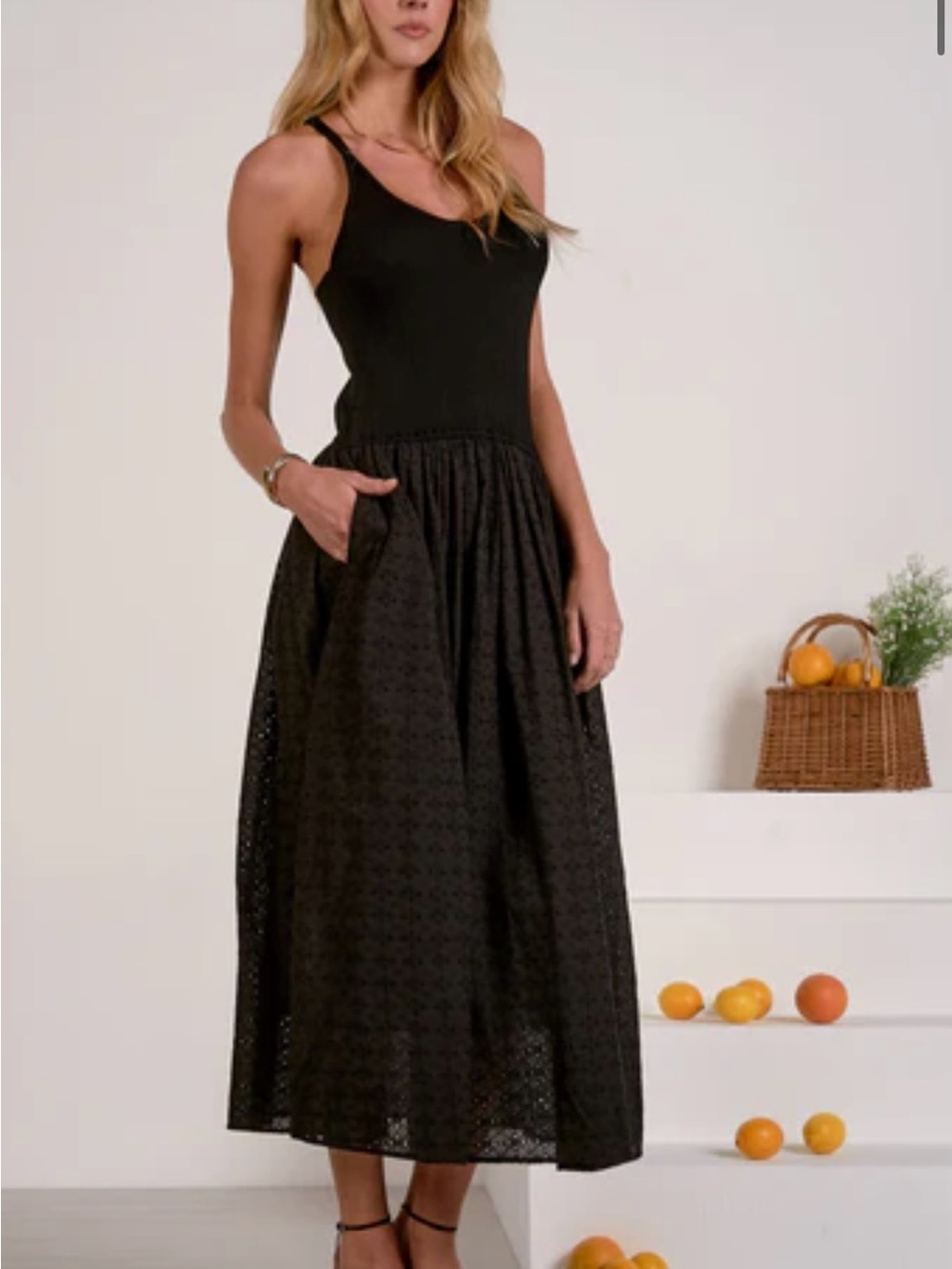 ELAN Mixed Media Midi